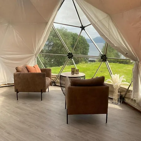 Idyllic Accommodation In Dome Near Sandy Beach *